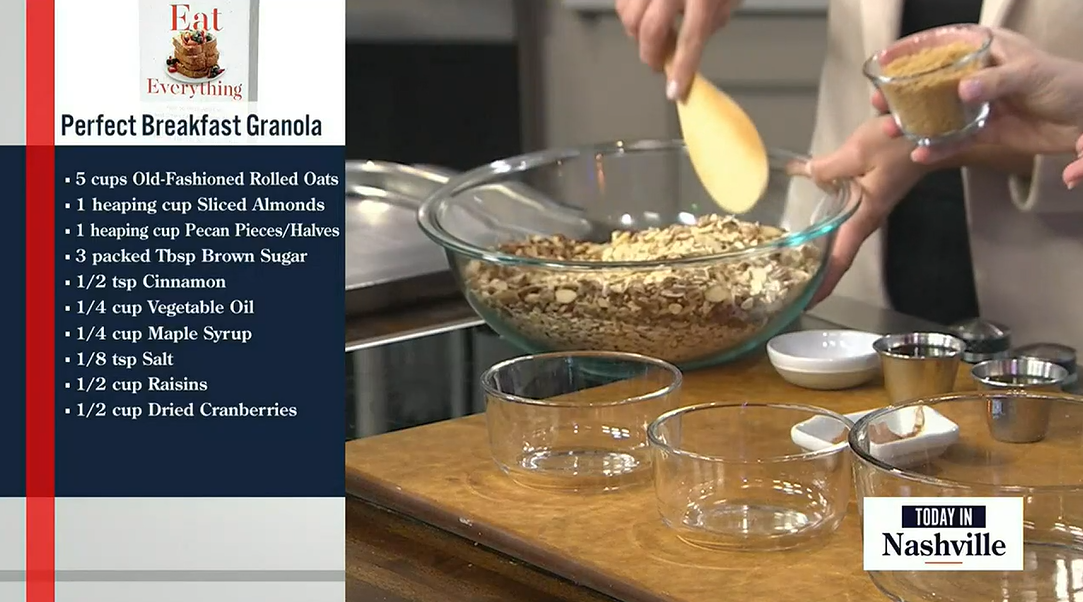 Dawn Harris Sherling MD shares granola recipe on NBC 4 WSMV Nashville